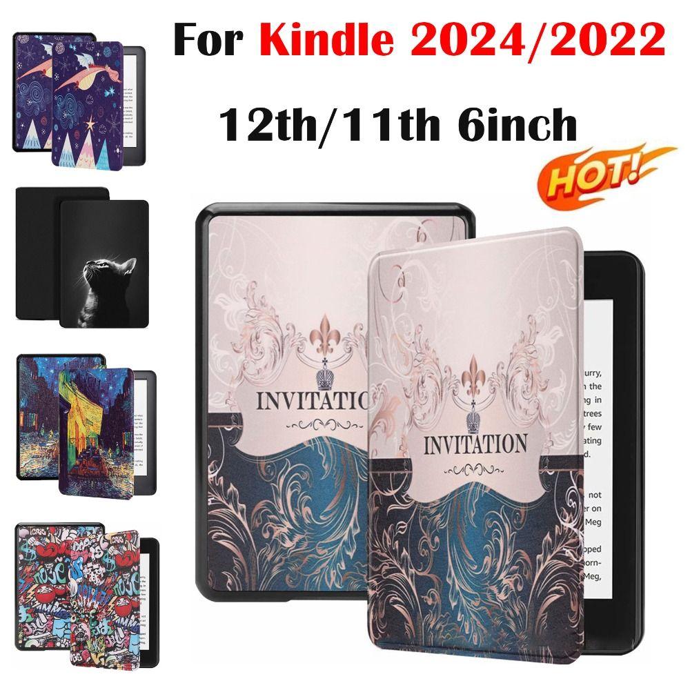 Чехол для электронной книги Kindle Basic 2024/2022 с функцией автоматического перехода в спящий режим/пробуждением, 11-е поколение