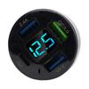 Car Charger New Voltage Monitoring 4USB Aluminum Alloy+PC