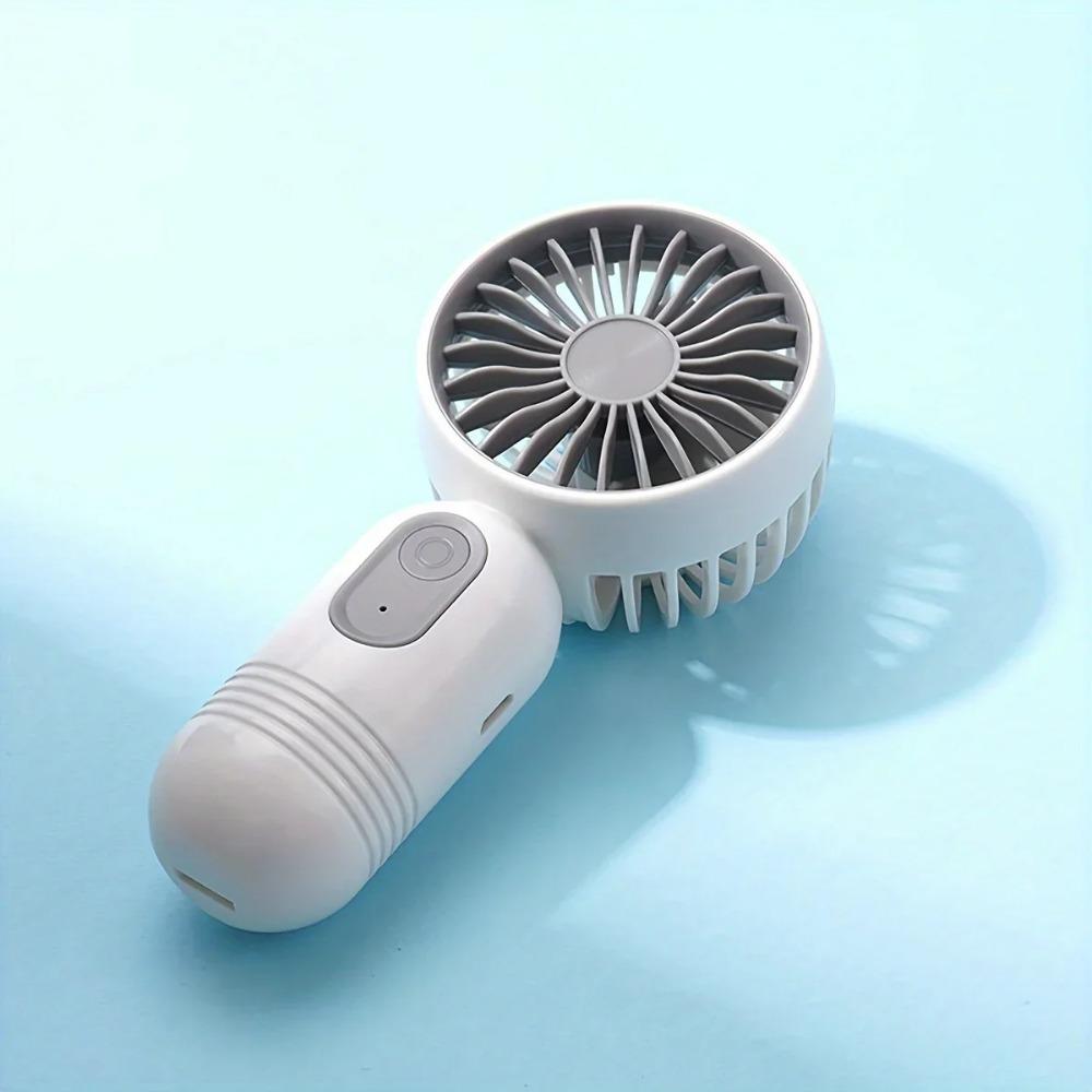 Low Noise Handheld Fan Mini Pocket Fan Household USB Rechargeable Fan Camping