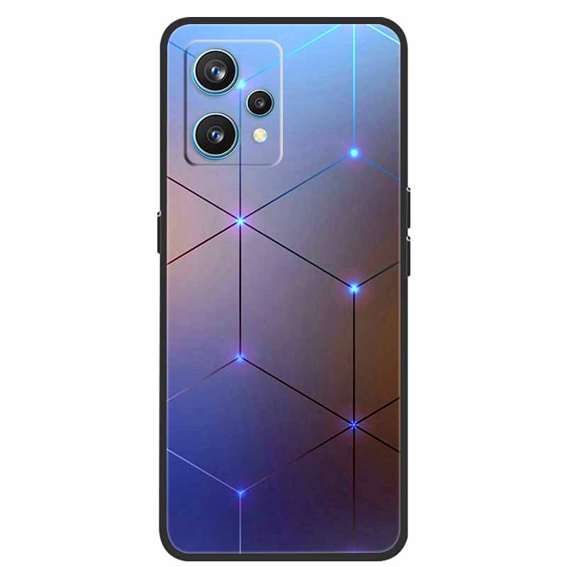 Чехол для Realme 9 RMX3521 Ударопрочный Мягкий силикон ТПУ Задняя крышка Для телефона Realme9 4G Чехлы Realme 9 6,4 дюйма Милый мультяшный чехол-сумка