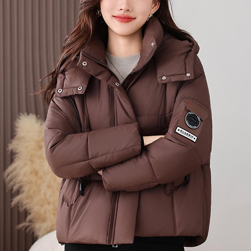 Fashion Woman Parkas Winter Short Coat Hooded Thick Warm Elegant Women's Jackets
