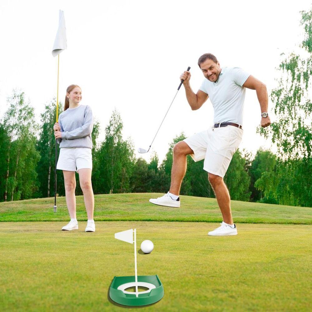 Easy Setup Golf Putting Cup Plastic Golf Training Aid Durable Putting Practice Cup Golf Training