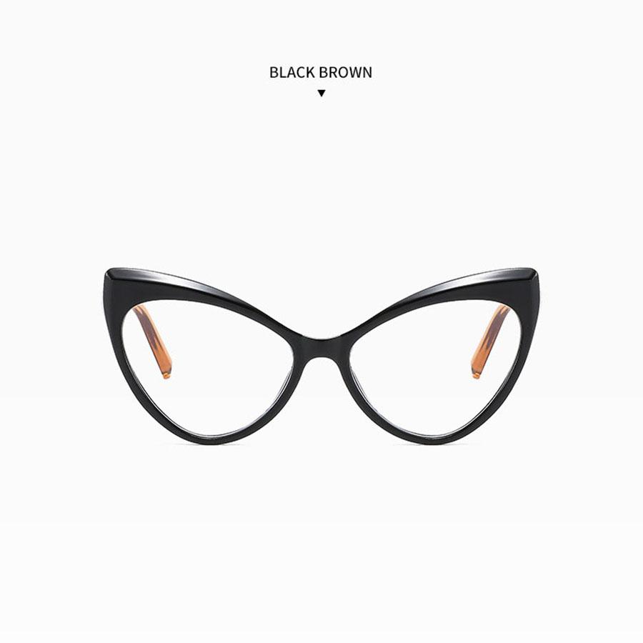 Оправа для очков «кошачий глаз» большого размера