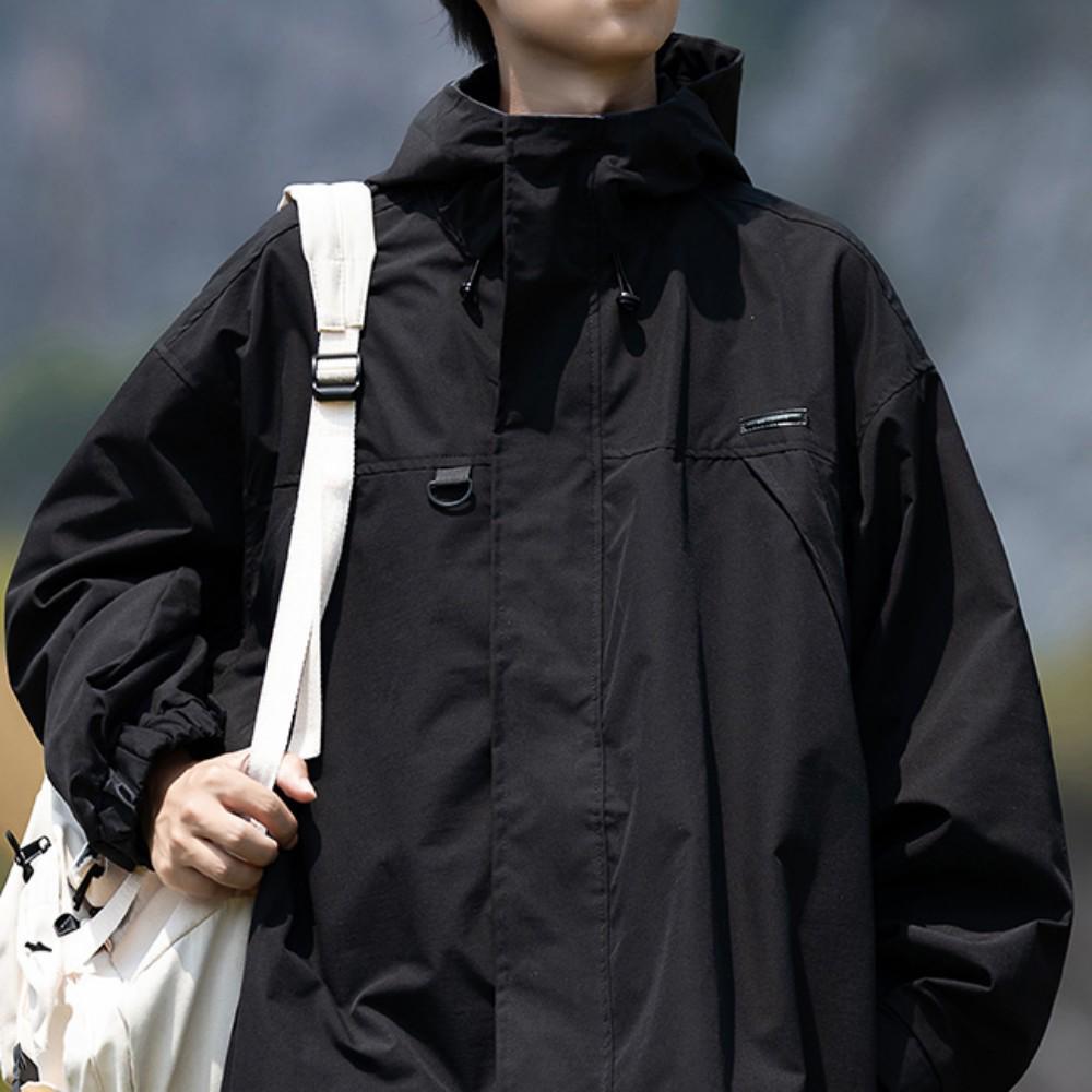 Куртка унисекс с капюшоном: Весна/Осень 2023, легкие и свободные модели для пар