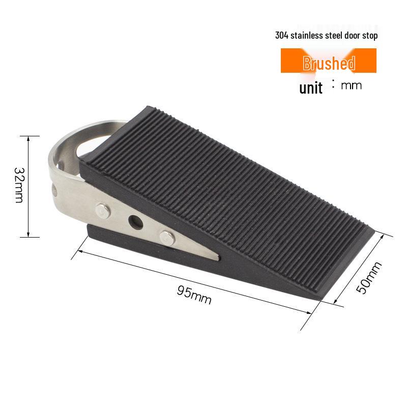 Пружинный противоударный дверной стопор и держатель с ветрозащитной клипсой