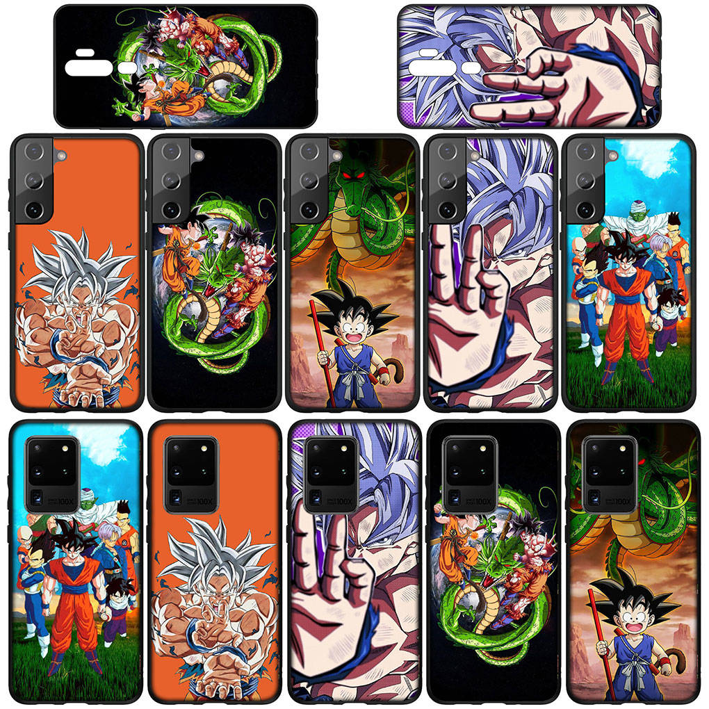 Чехол для Samsung Galaxy S25 S24 S23 iPhone 16 15 Xiaomi Redmi Note 14 13 12 16E 11 Pro Max XR OPPO Moto Huawei Anime Dragon Ball Goku DragonBall Cover