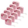 Promart Antibacterial Tape Measure, Auto-Stop Type, Pink, KA-15P, Set of 10