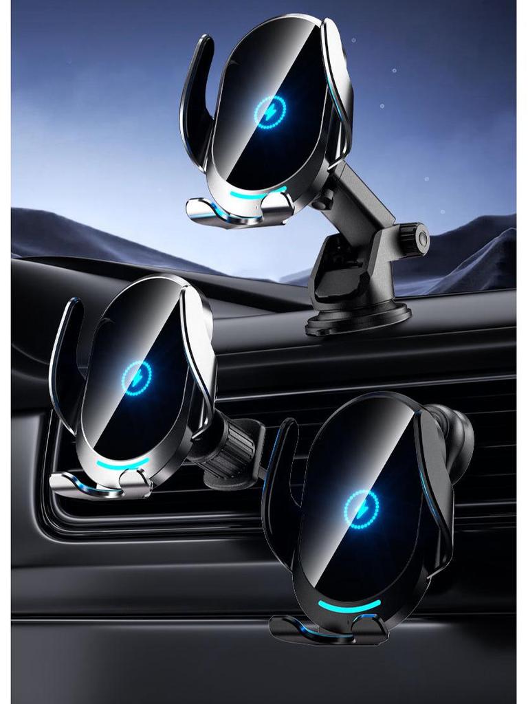 Universal Wireless Charging Car Phone Holder for Air Vent & Dashboard