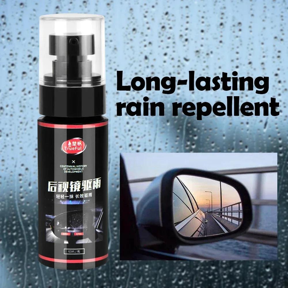 60 мл Средство от заливания водой зеркала заднего вида автомобиля Лобовое стекло Заднее стекло Шлем Очки Водоотталкивающее средство Водостойкое покрытие