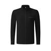 Fitness Series Stand Collar Sports Casual Long Sleeve Jacket Men Jacket Black A11M521501F-BK