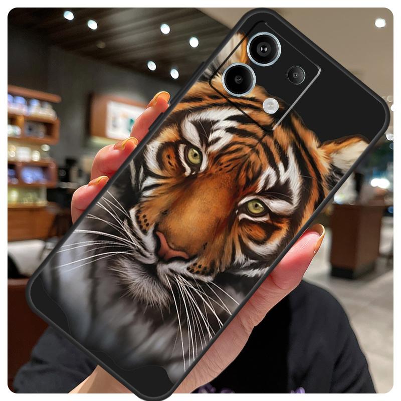 Чехол Животное Тигр Для Xiaomi Redmi Note 14 10 11 12 13 15 Pro Plus Чехол Для Redmi 15 15C 14C 10C 12C 13C