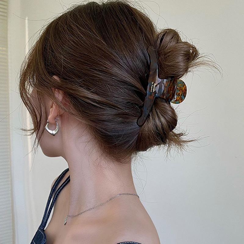 Элегантный высококачественный ацетатный коготь для женщин, темпераментные украшения для волос, женские винтажные заколки для волос, модные аксессуары для волос