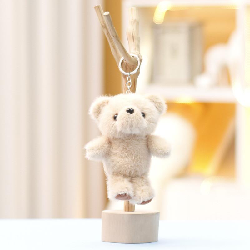 Bear Cuter Plush Doll With Super Soft Short Pile For Dolls And Bag Pendant