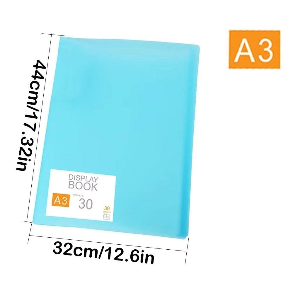 Transparent Diamond Painting Album Book Cover A3/8K Storage File Folder  Large Folder Stationer