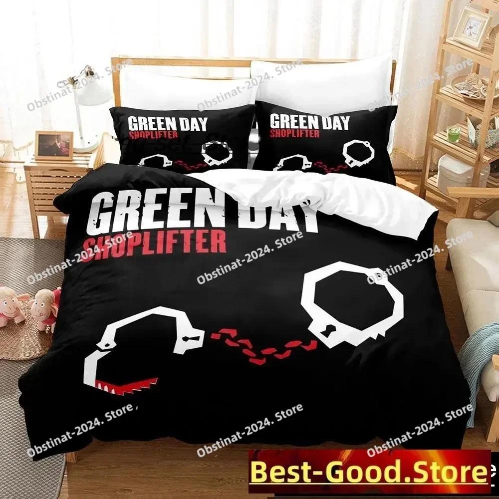 3D Набор постельного белья Green Day AMERICAN IDIOT Печатное односпальное одеяло Пододеяльник Наволочка Наборы из 3 предметов Детский и взрослый размер
