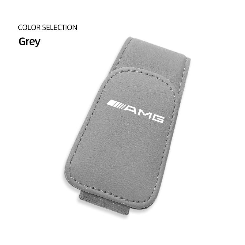Car Sun Visor Leather Glasses Clip Magnetic Sunglasses Holder For Mercedes Benz AMG W223 W213 W206 W464 W247 W167 W166 W222 W205 NM7