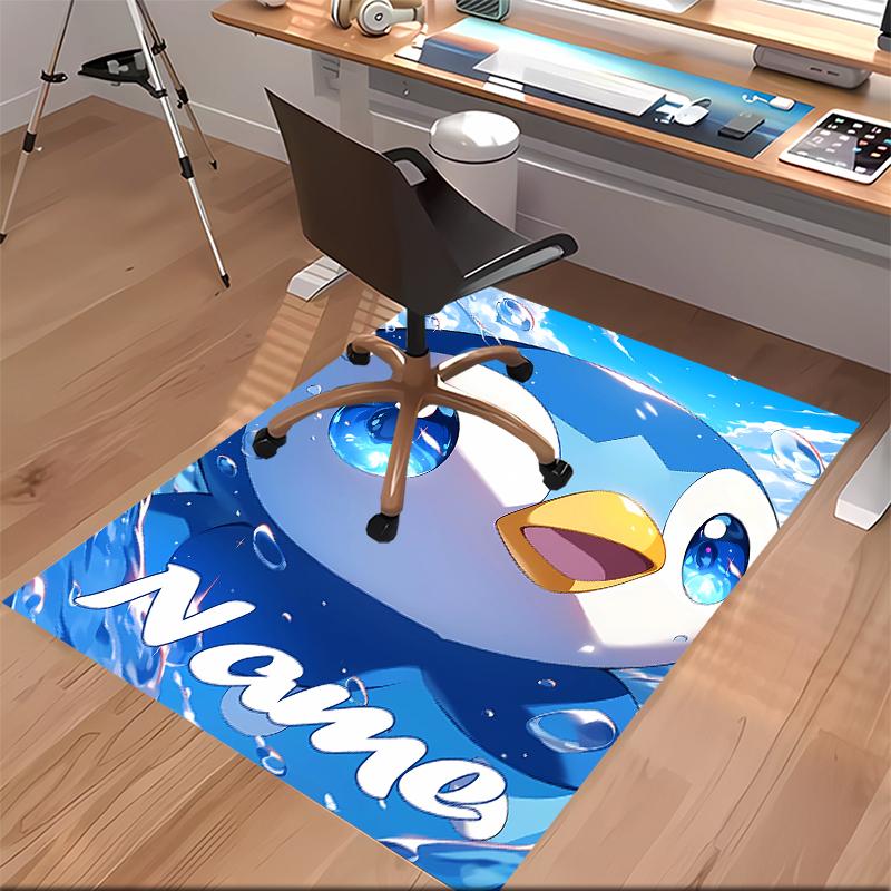Custom personalization Pokémon Print Area Rug - Soft, Washable Non-Slip Indoor Mat,Living Room,Home&Office Decorative Rug