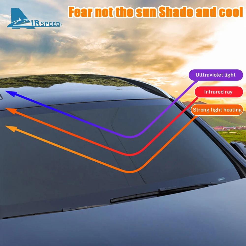 Foldable Sun Umbrella For BMW X1 F48 2016-2021 Front Windshield Sun Shade Umbrella Portable Anti-UV Interior Car Accessories