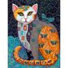 Новый 5D DIY алмазная живопись кошка Алмазная вышивка животное вышивка крестиком полная квадратная круглая дрель домашний пейзаж Декор ремесла подарок