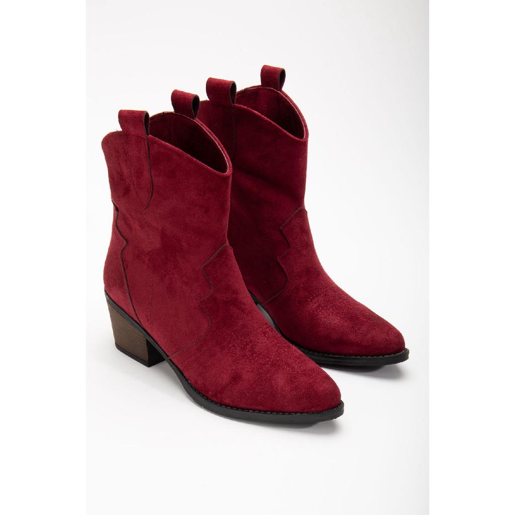 Кремовые бежевые матовые замшевые ковбойские сапоги из норки с камнем в стиле вестерн