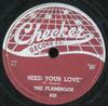 7-дюймовая пластинка FLAMINGOS - Need Your Love / I'll Be Home 830 Checker 1955 США Рок Б/У