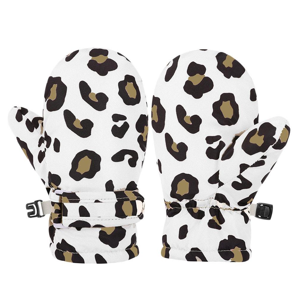 Warm Children Skiing Gloves Windproof Cycling Gloves Cute Mittens for Girls Boys