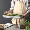 Поднос для хранения продуктов из нержавеющей стали, блюдо для фруктов и хлеба, прямоугольная тарелка для барбекю, вареных сосисок, кухонная форма для выпечки тортов и кондитерских изделий
