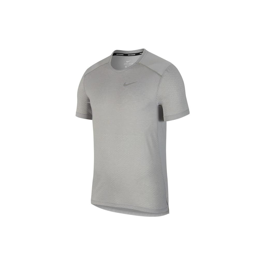 Nike Футболки мужские серые с круглым вырезом умеренного прямого кроя BV4693-077