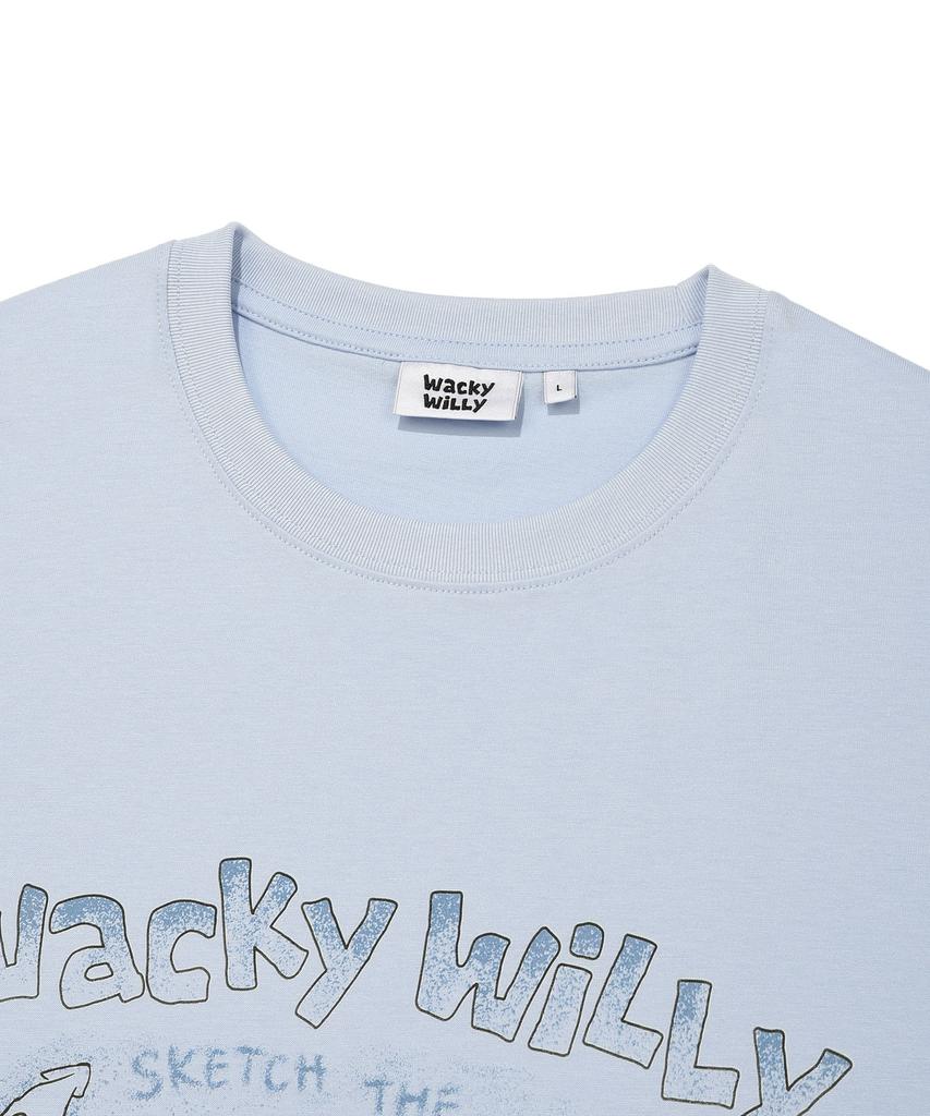 WACKY WILLY Серия Kiki Travel Футболка Гангнеун Синий