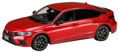 HJ43 Масштаб Honda Civic Premium Crystal Red Metallic 1/43 (ФЛ4) eHEV (Готовый продукт)