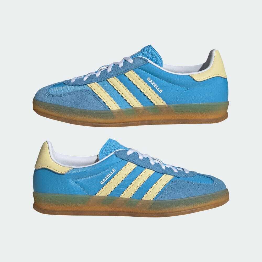 IE2960 adidas Originals Gazelle Indoor Полуночно-синий Взрыв Почти Желтый (Женский)