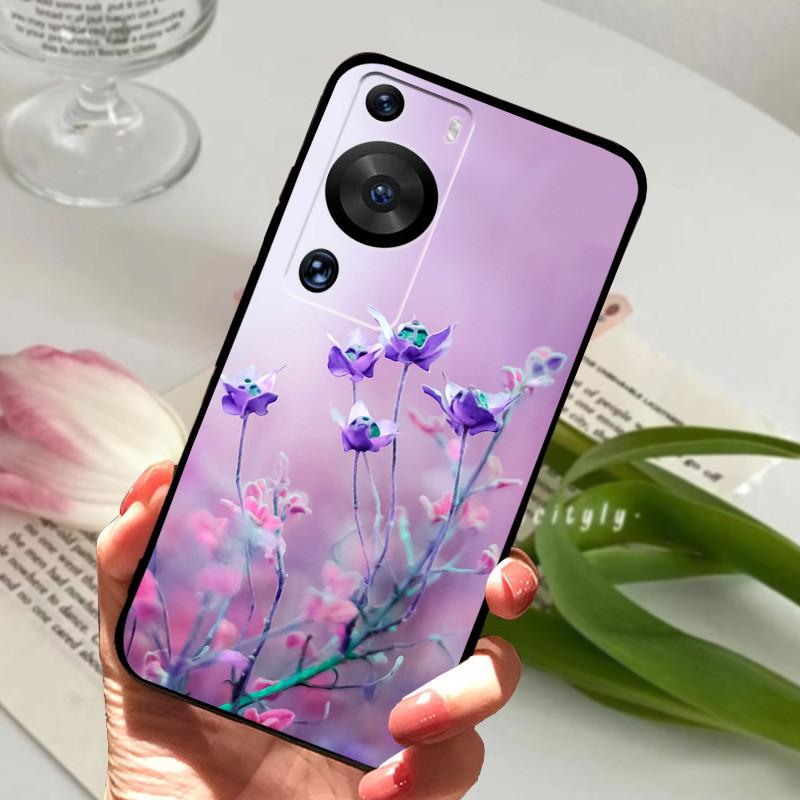 Для чехла Huawei P60 Мягкий силикон ТПУ Задняя крышка телефона Для чехлов Huawei P60 Pro Животный бампер Для HuaweiP60 P60Pro Защитный
