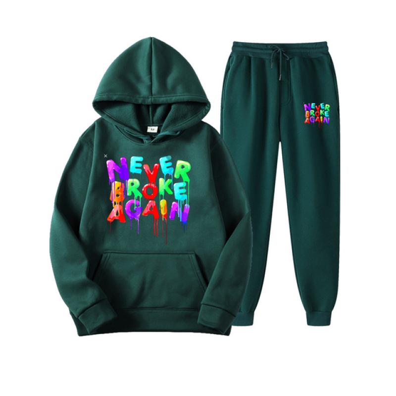 Рэпер YoungBoy Never Broke Again, толстовки, костюм, мужская толстовка в стиле Харадзюку, женская уличная одежда, корейский комплект пуловера с капюшоном