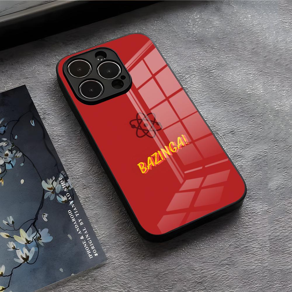 The Big Bang Theory Phone Case For IPhone 17 Air 16 E Pro Max 15 14 13 Mini 12 Pro 11 Max Plus Black Glass Cover