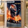 Beach TowelMax Verstappen Custom Name Text Personalized Soft Towel for Beach Pool Indoor Home Decor Gift