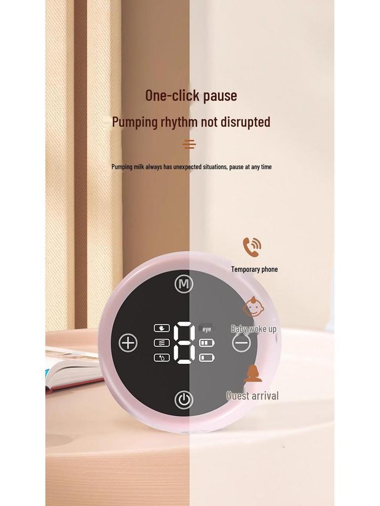 Умный бесшумный электрический молокоотсос с регулируемой частотой и встроенным массажем