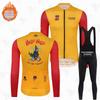 New PNS Fleece Suit Winter Cycling Suit Long Sleeve Strap Pants Road Bike Mountain Bike Outdoor