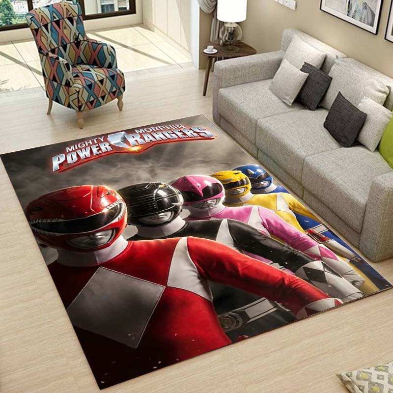 Коврик с принтом Super Sentai, для спальни, гостиной, коврик для ванной, нескользящий и устойчивый к пятнам, домашний декор.