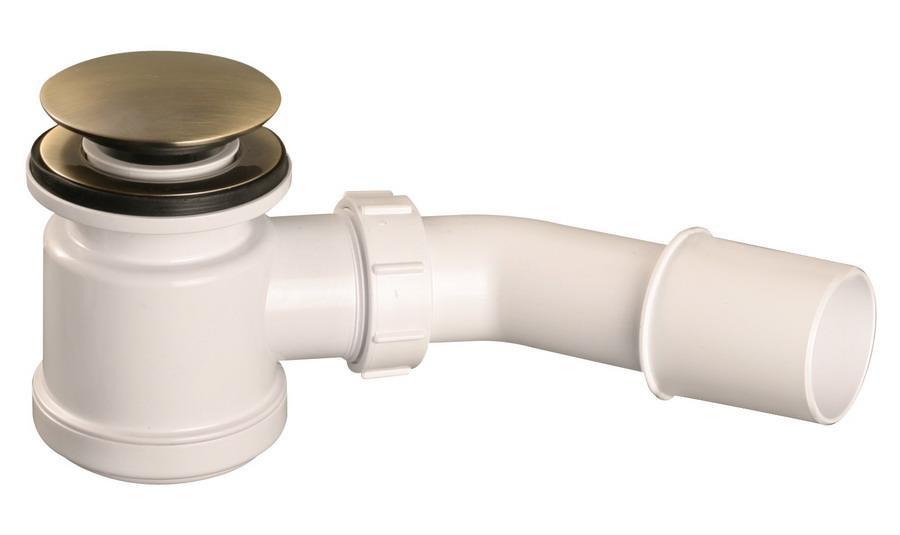 Click-Clack Shower Siphon 50 Mm, Antique Brass Color