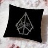 Band Cool V-VolcomS Cushion Cover Premium Comfort Reversible Pillow Cove -Two in One Design for Any Room & Car Interior