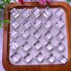 Натуральный Белый Хрустальный Кубик Браслет из Бусин - Прозрачные DIY Сахарные Кубики Аксессуары