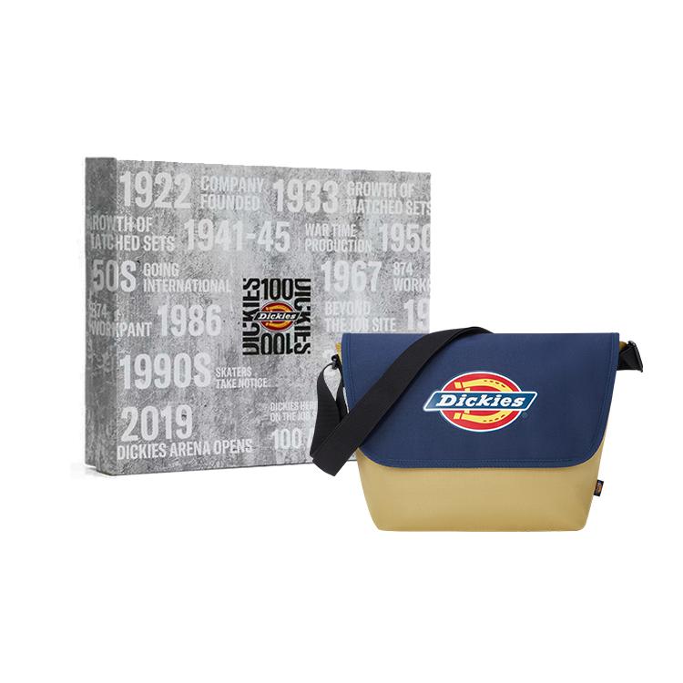 New Dickies 100th Anniversary Polyester Messenger Bag, Shoulder Bag, Crossbody Bag Regular Unisex Dark Navy Blue DK010603B291