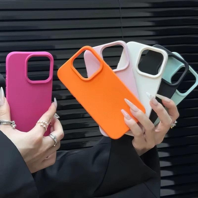 Мягкий силиконовый чехол для телефона цвета конфет с рисунком личи для iPhone 11 12 13 14 15 16 Pro Max Plus X XS XR, противоударный чехол-бампер