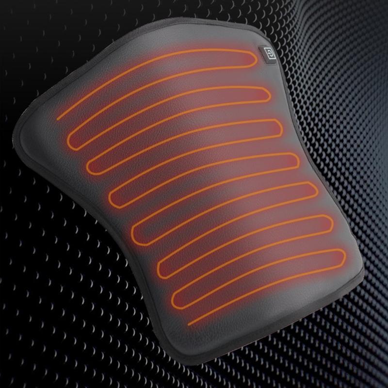 Upgraded Motorcycle Heated Cushion Electric Heated Pad suitable for Motorcycle Snowmobile ATV Home Office