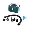 Electric Balloon Pump Kit Gadget Portable for Air Bed Party Inflatables
