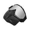 Motorcycle full-frame colorful protective goggles, black off-road outdoor sports model, unisex protective goggles with face shield