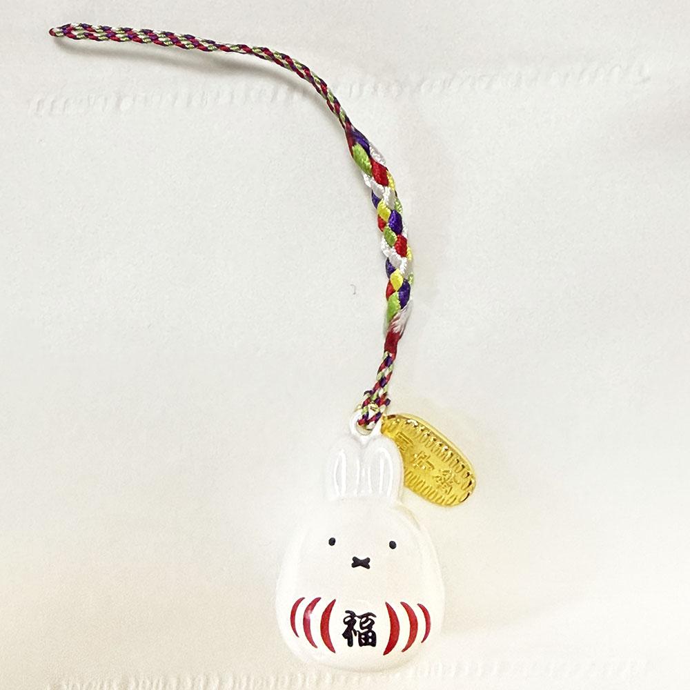 New Kawaii Miffy Small Bell Pendant Cartoon Rabbit Japanese Style Braided Rope Keychain Bag Accessories Bestie Festival Gift