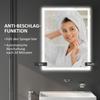 90 x 70cm LED Bathroom Mirror with Lights, Dimmable Makeup Mirror, Vanity Mirror with 3 Colour, Smart Touch, Anti-Fog