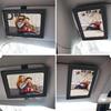 Car Picture Frame Faux Leather Vehicle Sun Visor Photo Holder for Car Display Your Photographs Both Vertically And Horizontally