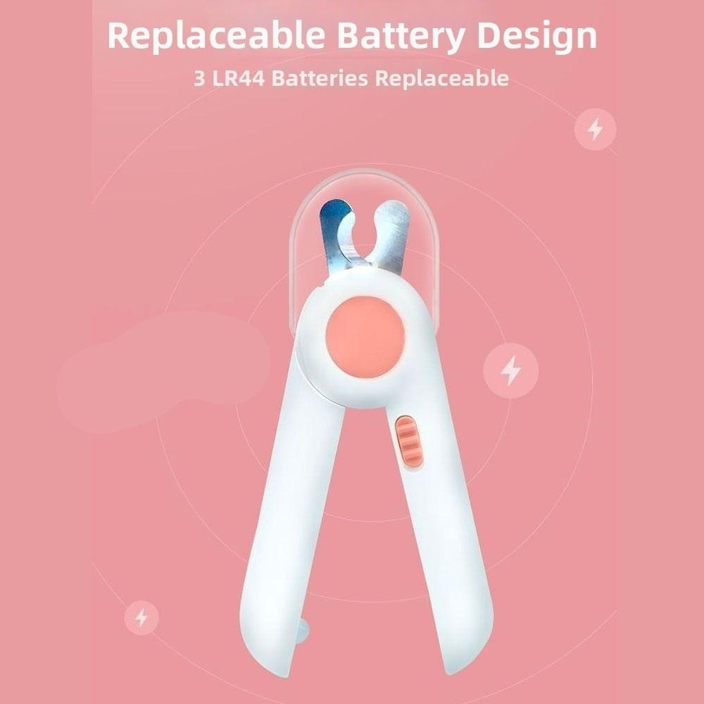 LED Pet Claw Trimmer Safe Design Cat Nail Grinder Professional Nail Cutter  Pet Grooming